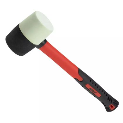 Klempířské kladívko 35 mm, hlava guma/plast, ocelová rukojeť