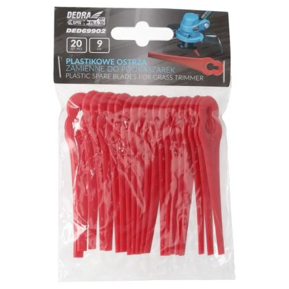 Náhradní plastové nože do křovinořezů 20 ks