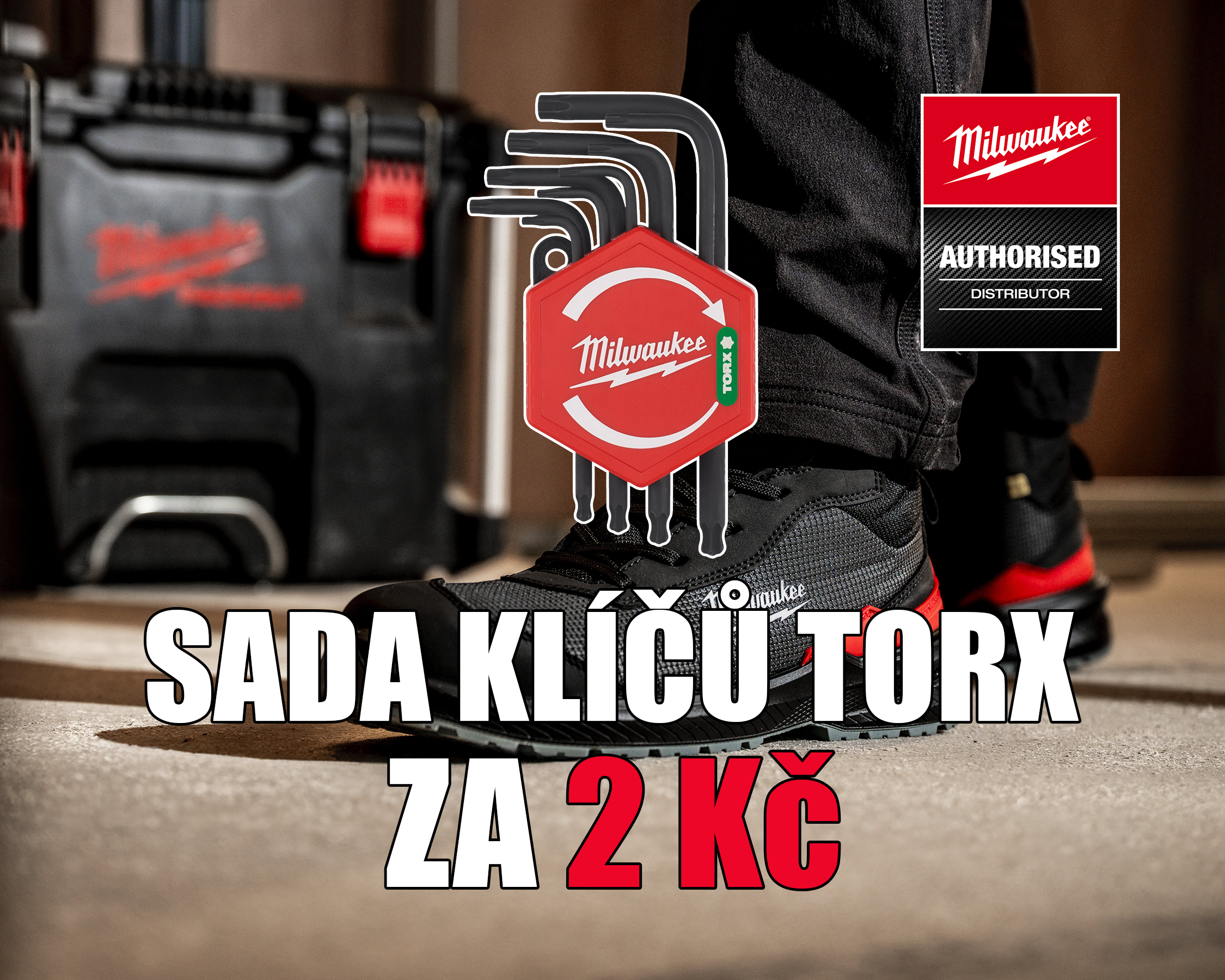 Získejte MILWAUKEE sadu klíčů jen za 2 Kč!