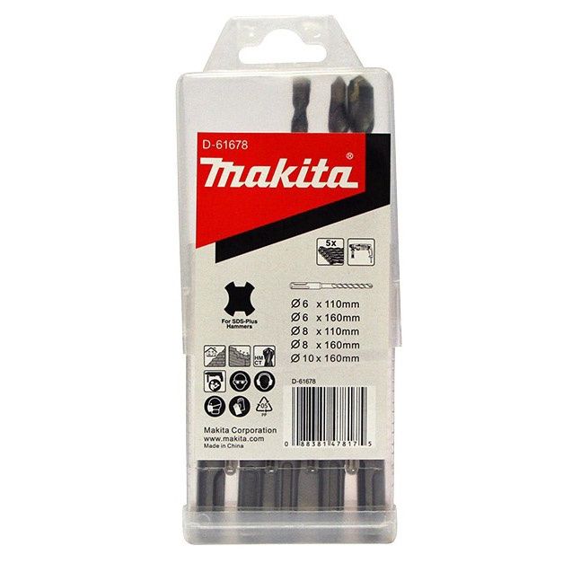 Sada vrtáků MAKITA SDS-Plus 6 ks D-61678			