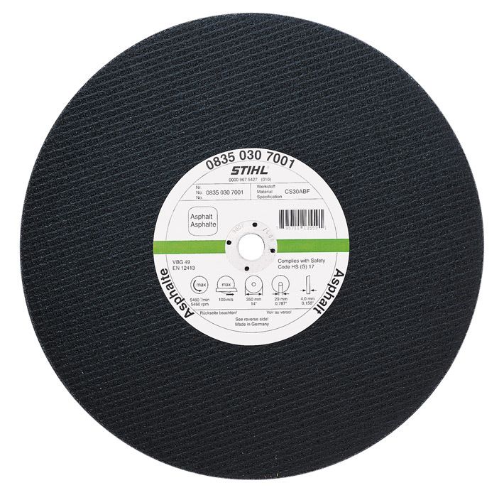 Pryskyřicový kotouč STIHL K-DG na asfalt a litinu 400 mm