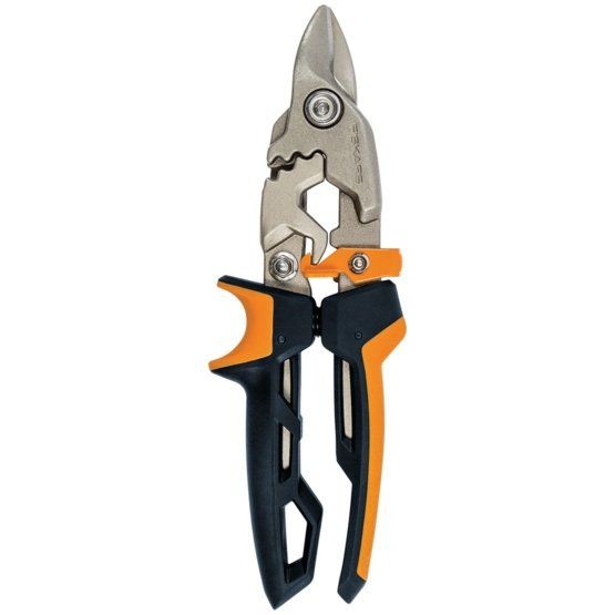 Nůžky FISKARS PowerGear na plech krátké