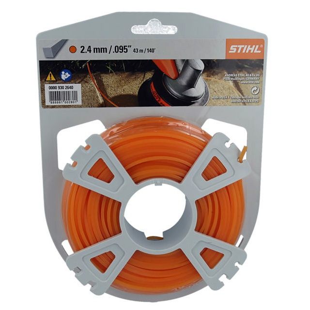 Struna STIHL čtyřhranná 2,4 mm / 41 m