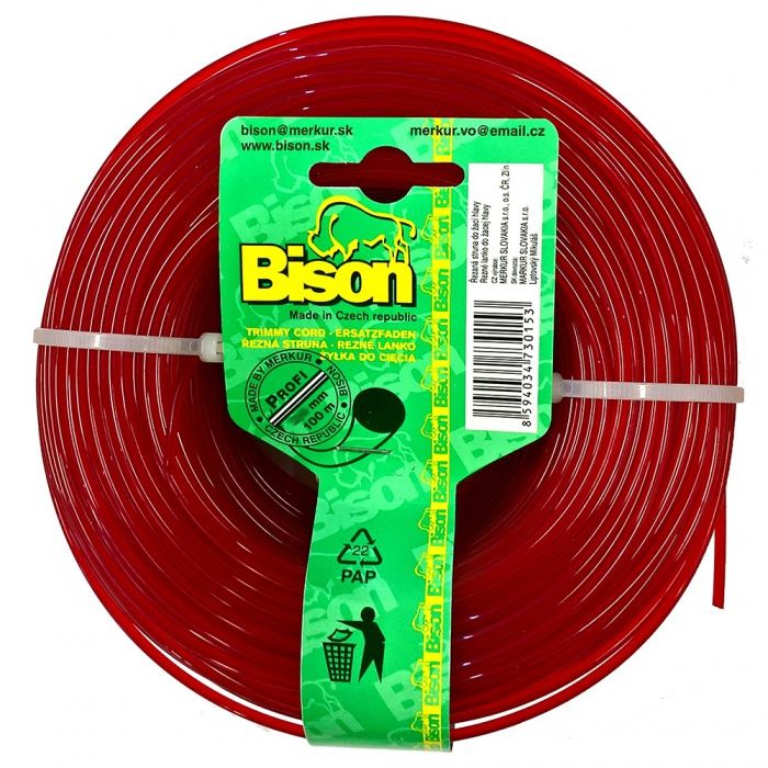 Struna BISON Profi kulatá 3 mm / 100 m