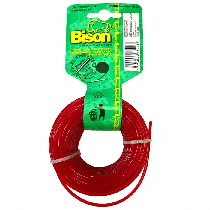 Struna BISON Profi kulatá 2 mm / 15 m