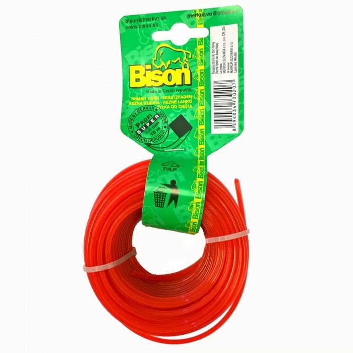 Struna BISON Super Profi čtyřhranná 2,7 mm / 15 m