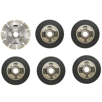 Sada brusných kotoučů RYOBI RAK6AGD125 6 ks