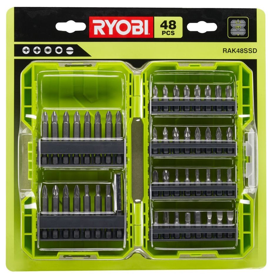 Sada šroubovacích bitů RYOBI RAK48SSD 48 ks