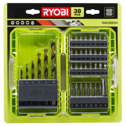 Sada vrtacích a šroubovacích bitů RYOBI RAK38SDD 38 ks