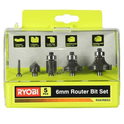 Sada fréz na dřevo RYOBI RAKRBS5 5 ks