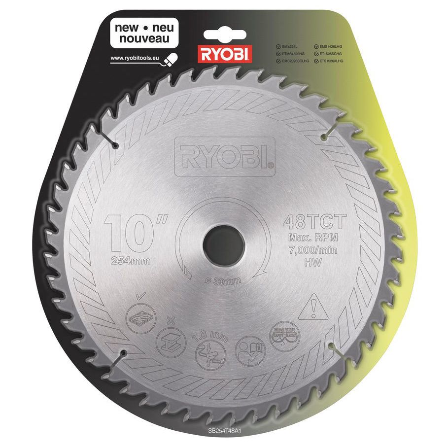 Pilový kotouč RYOBI SB254T48A1 254 mm
