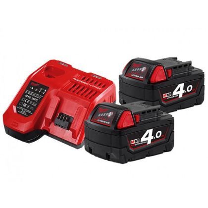 Sada akumulátorů a nabíječky MILWAUKEE M18 NRG-402
