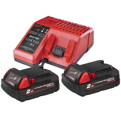 Sada akumulátorů a nabíječky MILWAUKEE M18 NRG-202