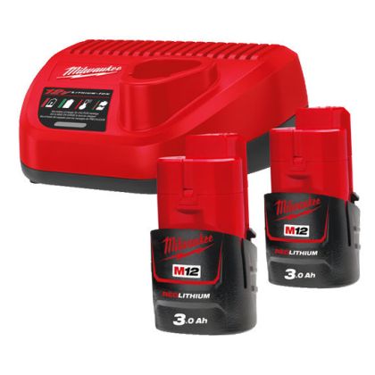 Sada akumulátorů a nabíječky MILWAUKEE M12 NRG-302