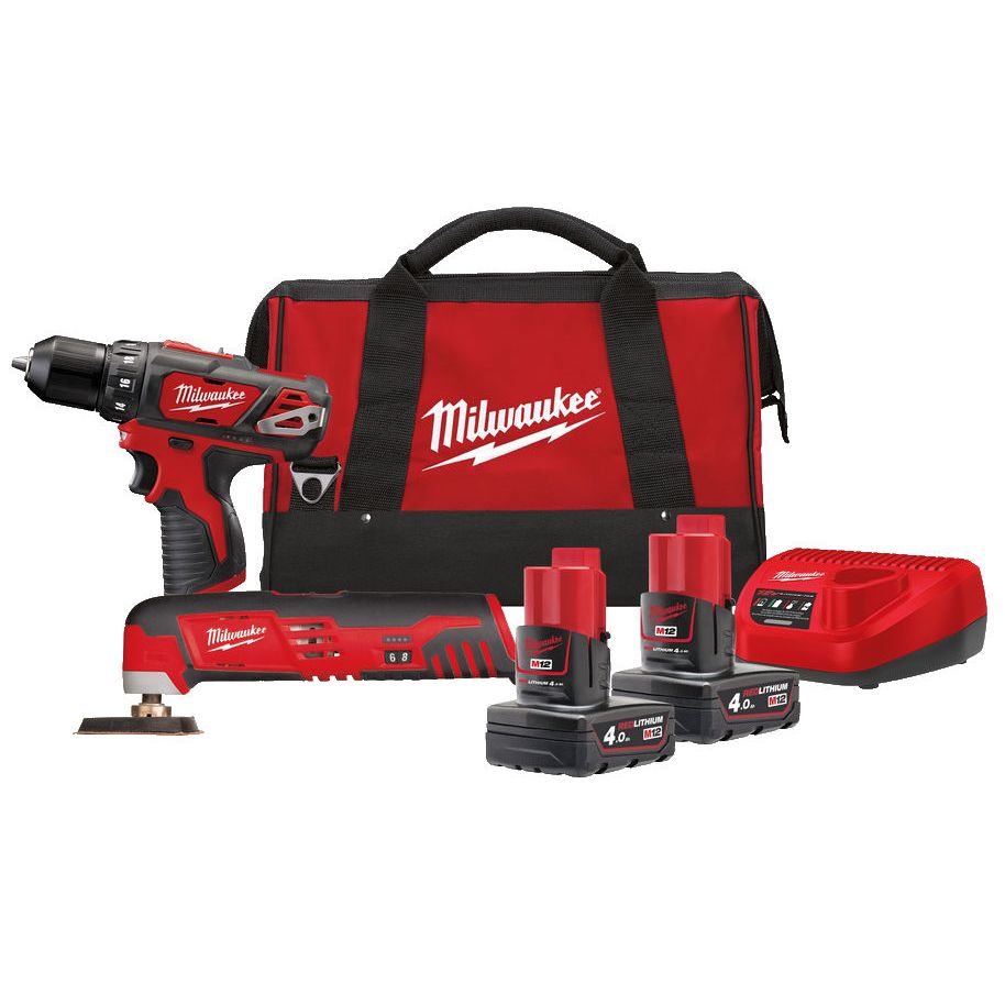 Aku sada nářadí MILWAUKEE M12 BPP2D-402B