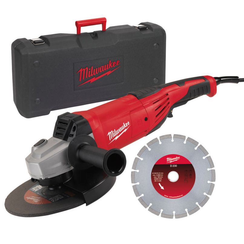 Úhlová bruska MILWAUKEE AG 22-230 E D-SET