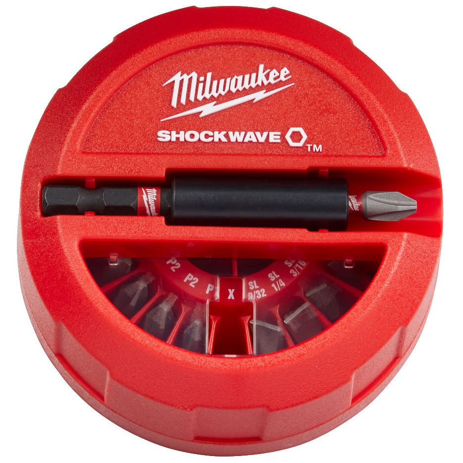 Sada bitů MILWAUKEE SHOCKWAVE IMPACT DUTY 15 ks			