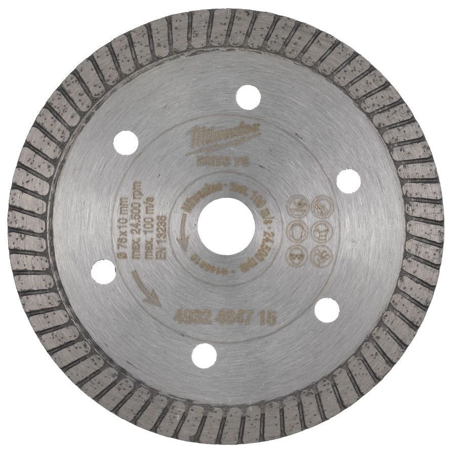 Diamantový kotouč MILWAUKEE DHTS 76 mm