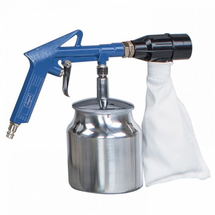 Pneumatická pískovací pistole SCHEPPACH se sběrem abraziva 