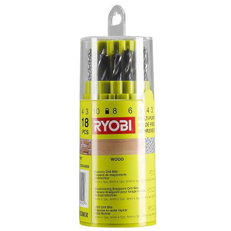 Sada vrtáků multifunkční RYOBI RAK18DMIX 18 ks