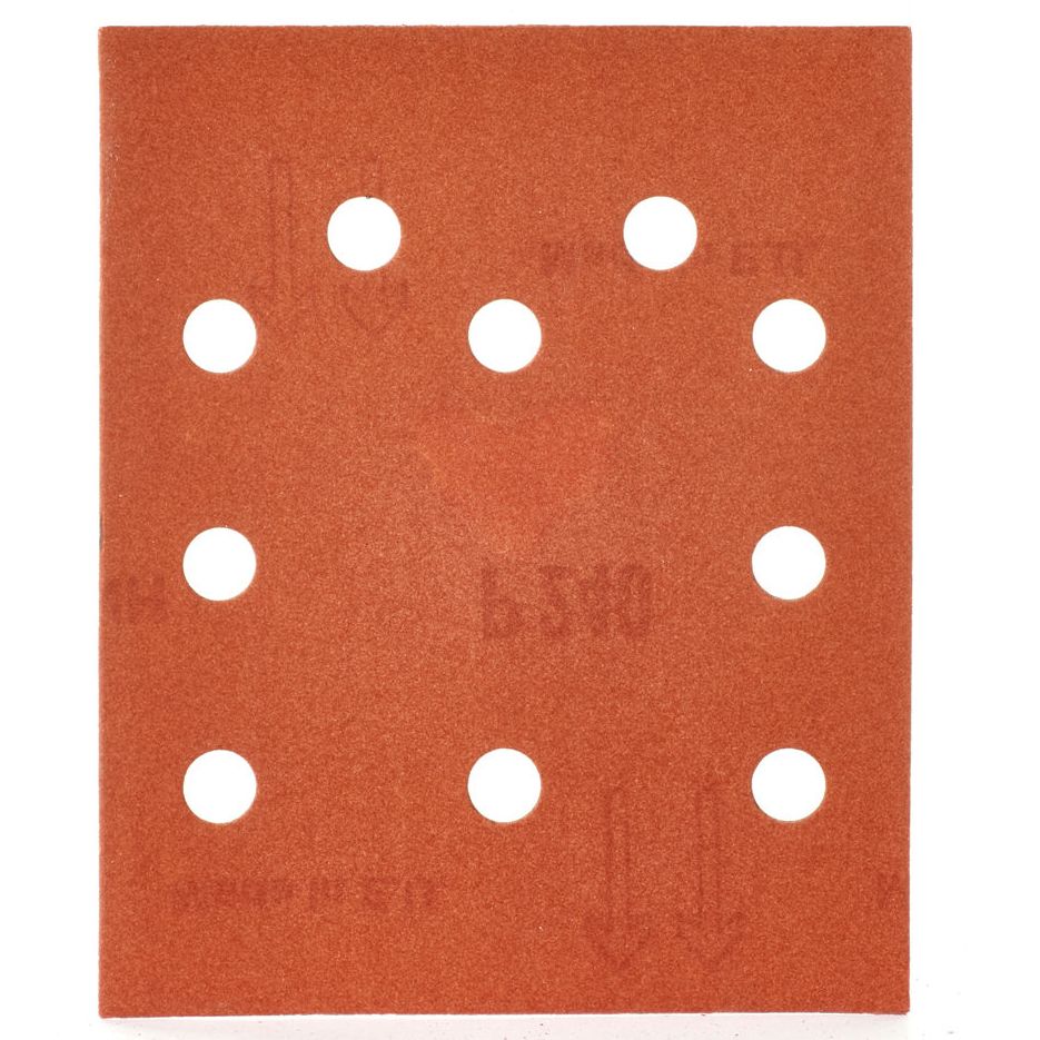 Brusné listy pro vibrační brusky MILWAUKEE 115x140 mm K240 10 ks