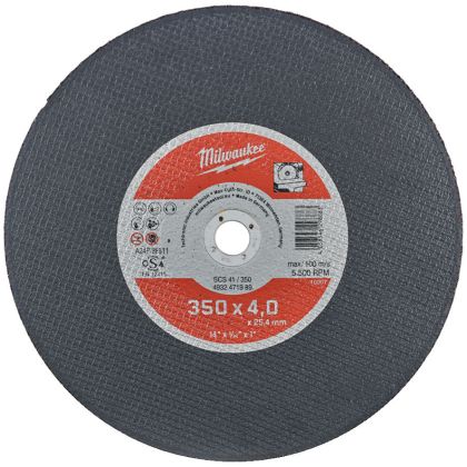 Řezný kotouč na kov MILWAUKEE SCS 41 PRO+ 350x4,0x25,4 mm