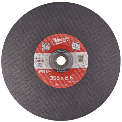 Řezný kotouč na kov MILWAUKEE SCS 41 PRO+ 355x2,5x25,4 mm