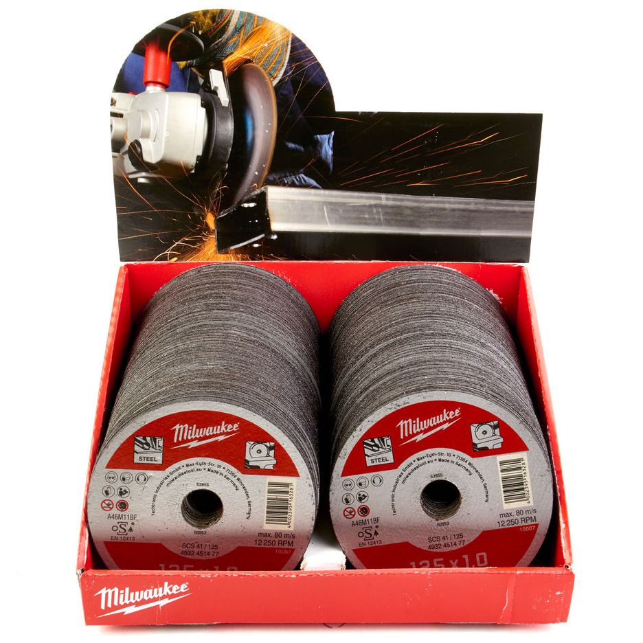 Řezný kotouč na kov MILWAUKEE SCS 41 125x1,0x22,2 mm 200 ks