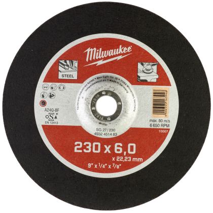 Brusný kotouč na kov MILWAUKEE SG 27 230x6,0x22,2 mm