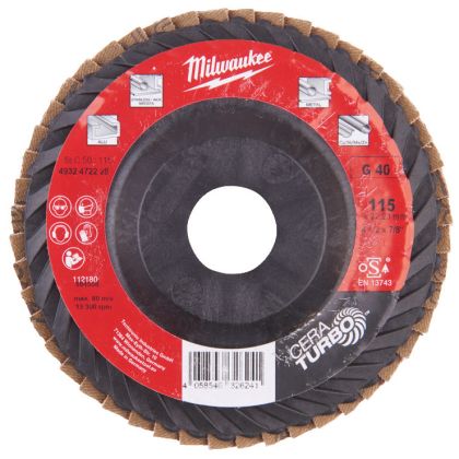 Lamelový kotouč MILWAUKEE SLC 50 CERA TURBO 115 mm G40