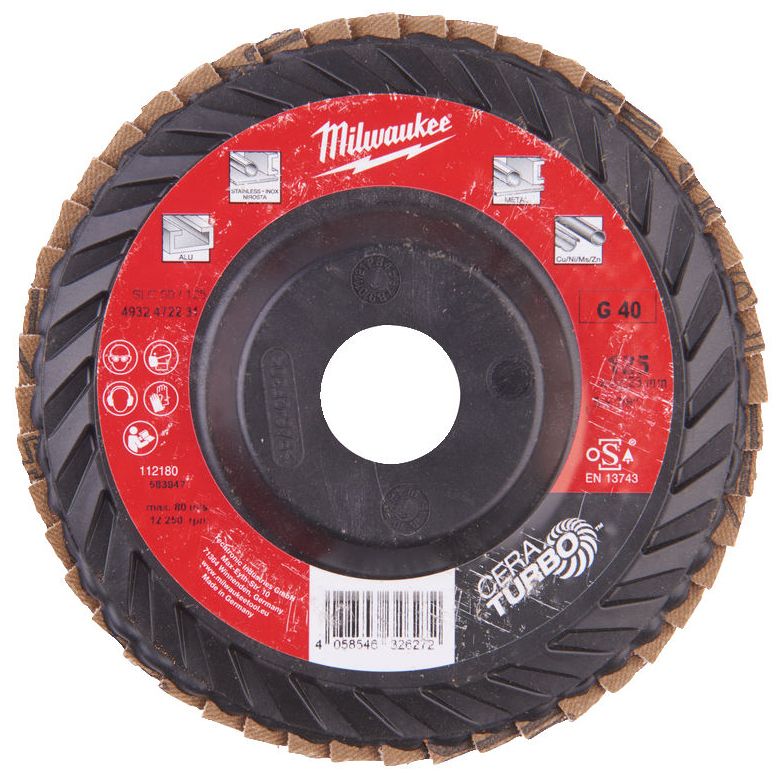 Lamelový kotouč MILWAUKEE SLC 50 CERA TURBO 125 mm G40