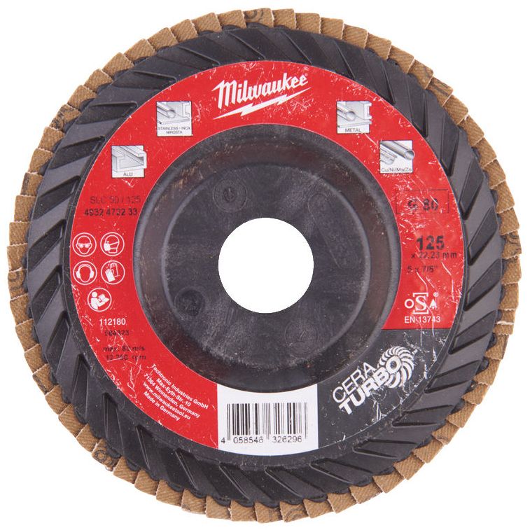 Lamelový kotouč MILWAUKEE SLC 50 CERA TURBO 125 mm G80