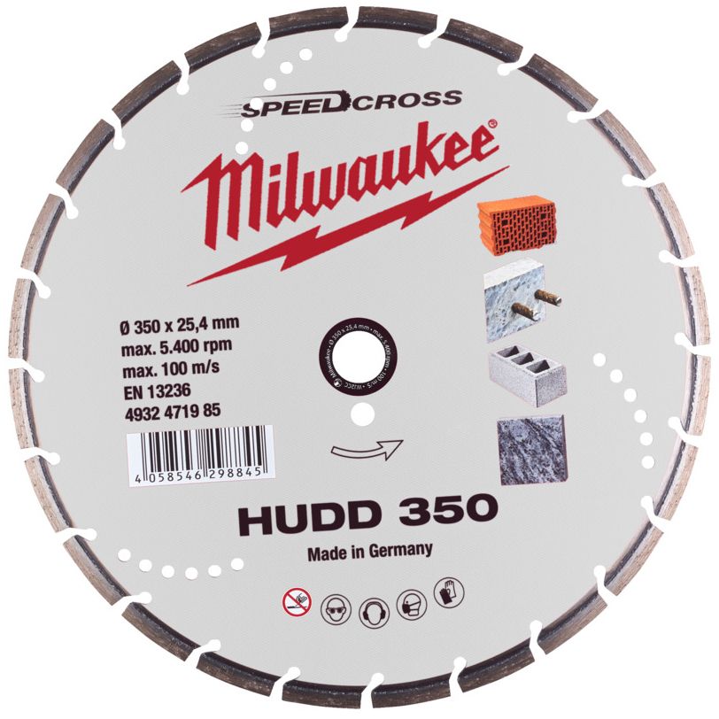 Diamantový kotouč MILWAUKEE SPEEDCROSS HUDD 350 mm