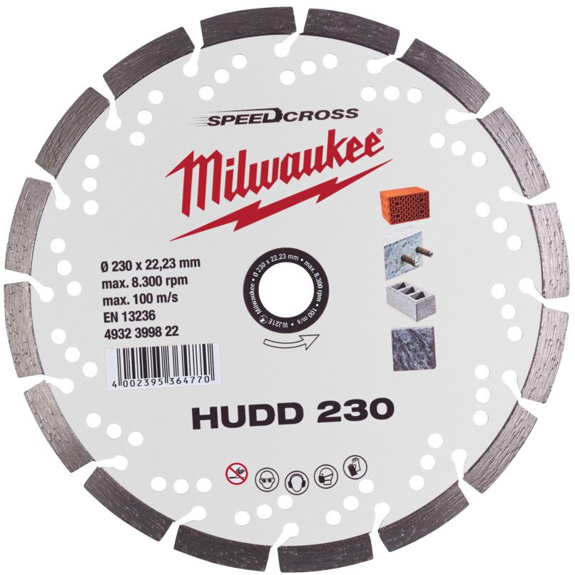Diamantový kotouč MILWAUKEE SPEEDCROSS HUDD 230 mm