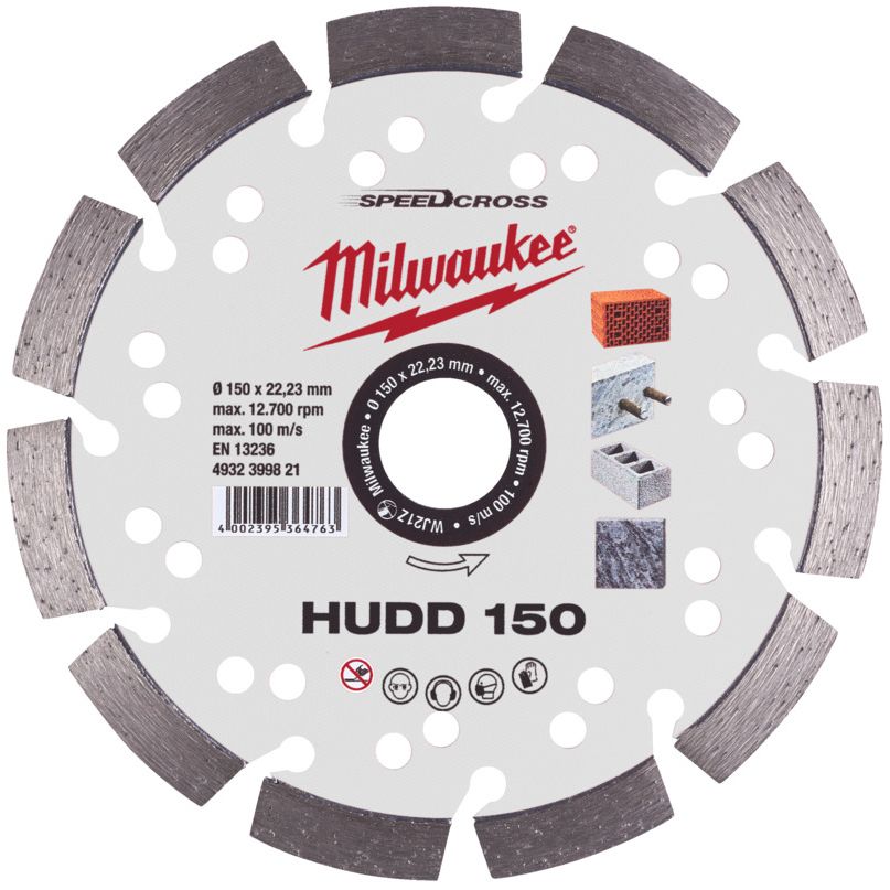 Diamantový kotouč MILWAUKEE SPEEDCROSS HUDD 150 mm