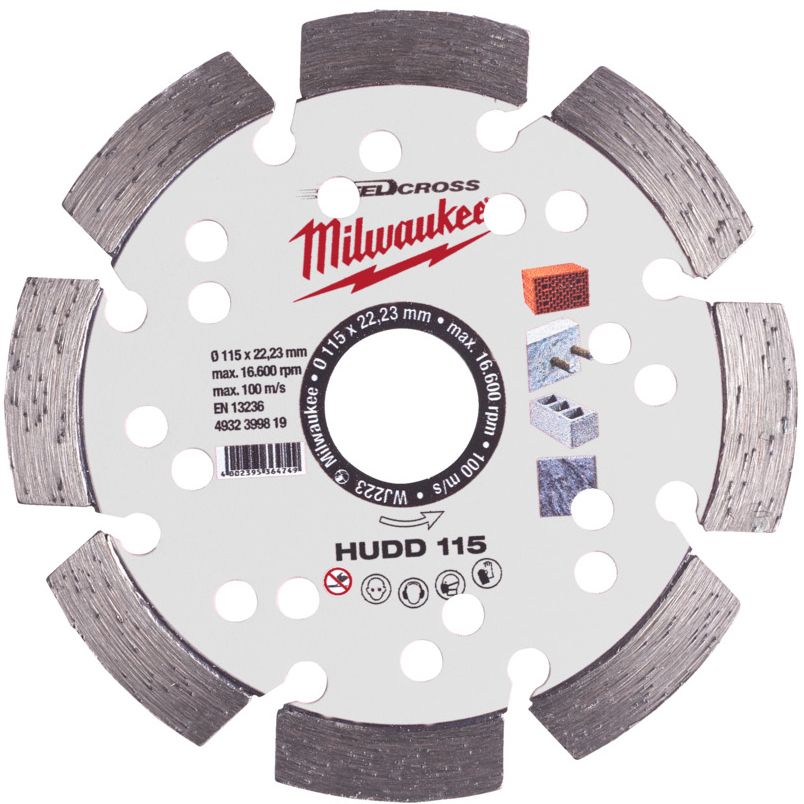 Diamantový kotouč MILWAUKEE SPEEDCROSS HUDD 115 mm