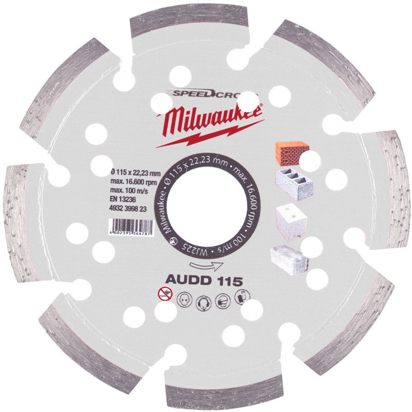 Diamantový kotouč MILWAUKEE SPEEDCROSS AUDD 115 mm
