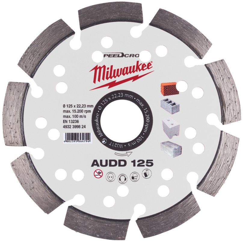 Diamantový kotouč MILWAUKEE SPEEDCROSS AUDD 125 mm