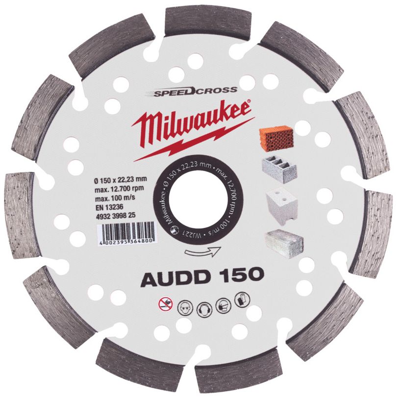 Diamantový kotouč MILWAUKEE SPEEDCROSS AUDD 150 mm