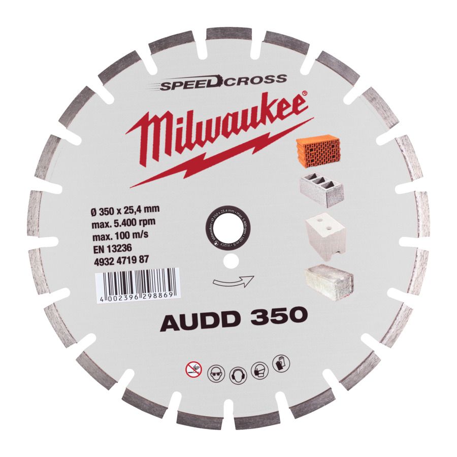 Diamantový kotouč MILWAUKEE SPEEDCROSS AUDD 350 mm
