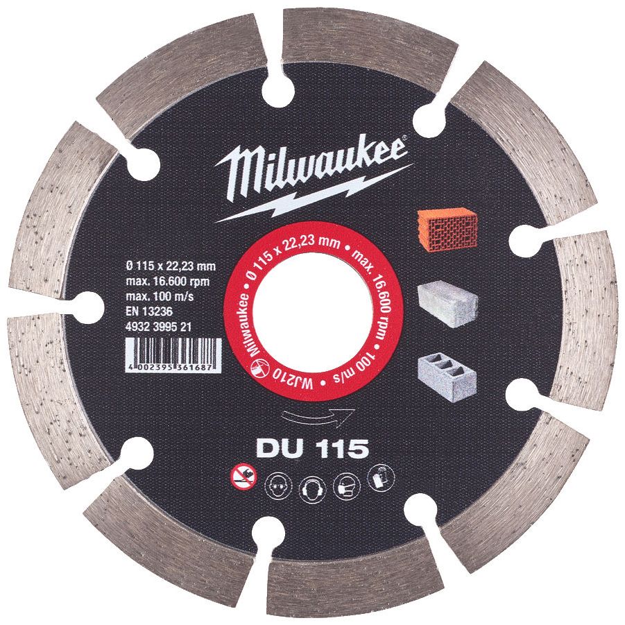 Diamantový kotouč MILWAUKEE DU 115 mm