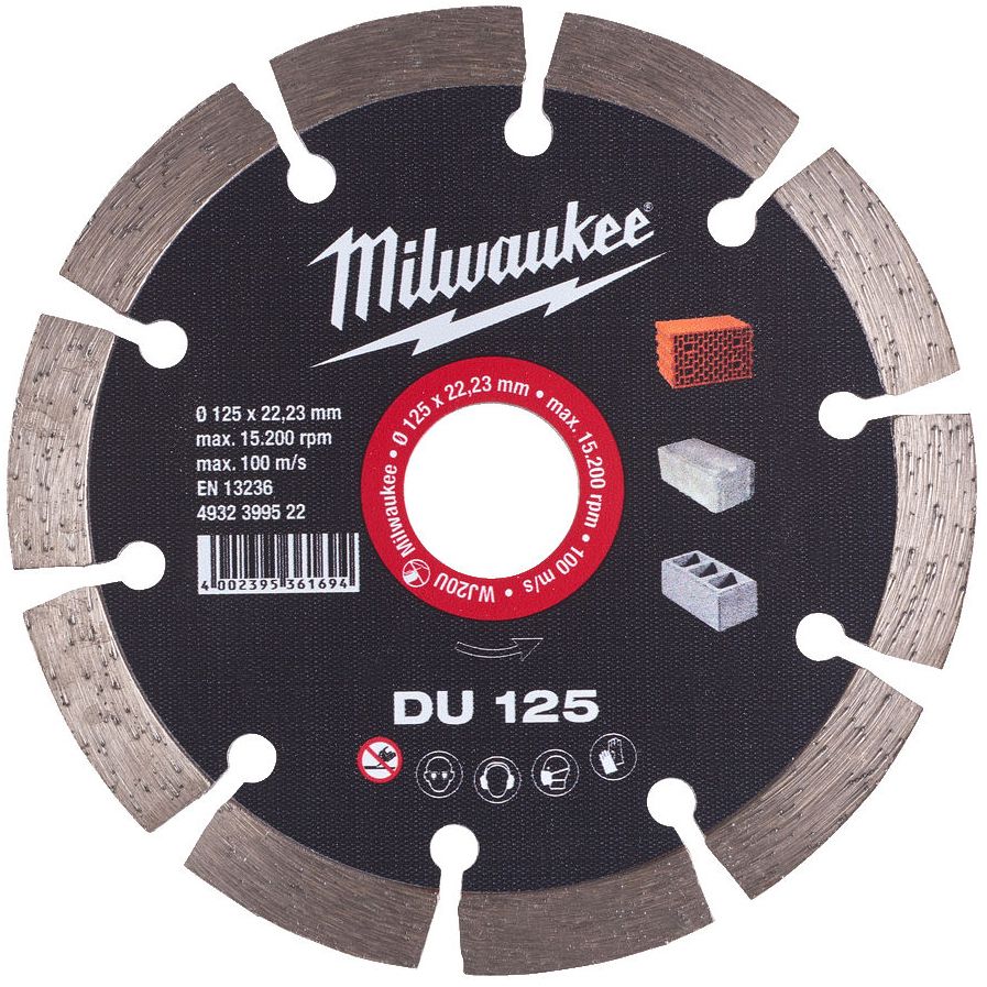 Diamantový kotouč MILWAUKEE DU 125 mm
