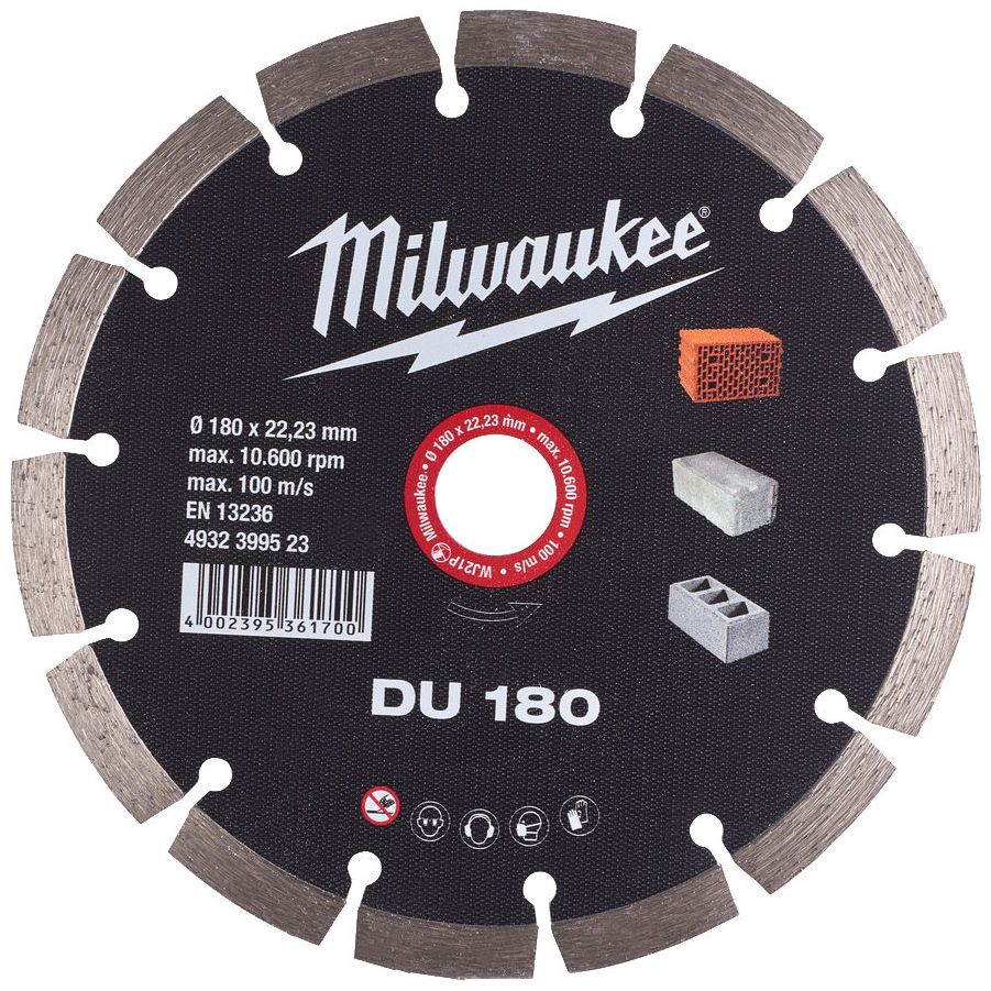 Diamantový kotouč MILWAUKEE DU 180 mm