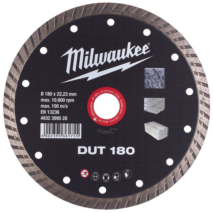 Diamantový kotouč MILWAUKEE DUT 180 mm