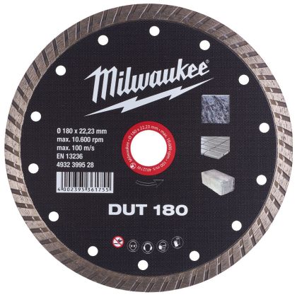 Diamantový kotouč MILWAUKEE DUT 180 mm