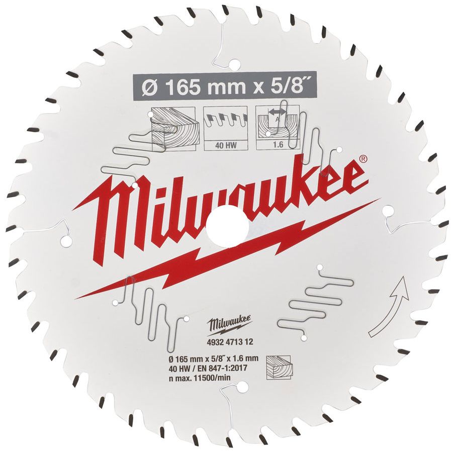 Řezný kotouč MILWAUKEE CSB P W 165 mm 5/8