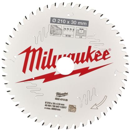Řezný kotouč MILWAUKEE CSB MS W 210/30 mm 48 zubů