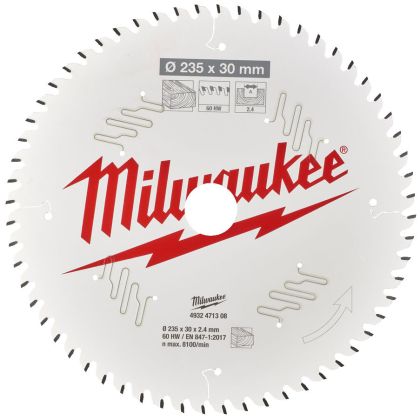 Řezný kotouč MILWAUKEE CSB P W 235/30 mm 60 zubů