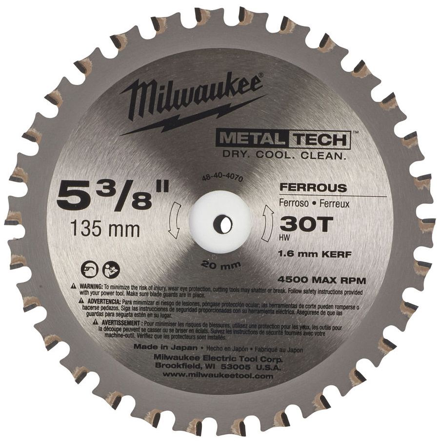Pilový kotouč na kov MILWAUKEE CSB P M 135/20 mm 30 zubů