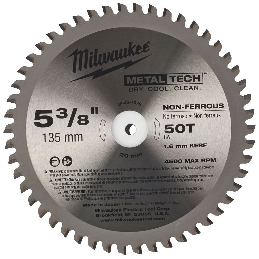 Pilový kotouč na kov MILWAUKEE CSB P M 135/20 mm 50 zubů
